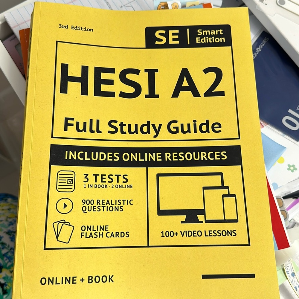 SMART EDITION HESI A2 study guide